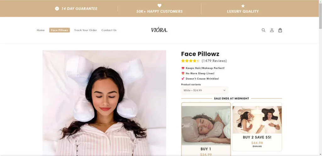 Viora Face Pillow